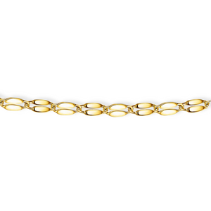 1 mm Stamped Mirror Chain Necklace - 14K Yellow Gold