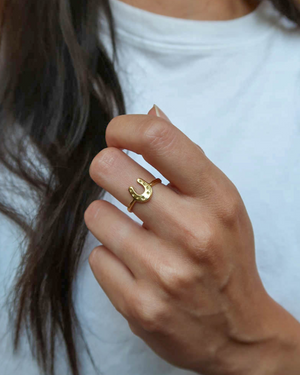 Lucky Horseshoe Ring
