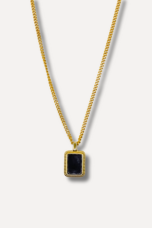 Black Onyx Pendant Necklace