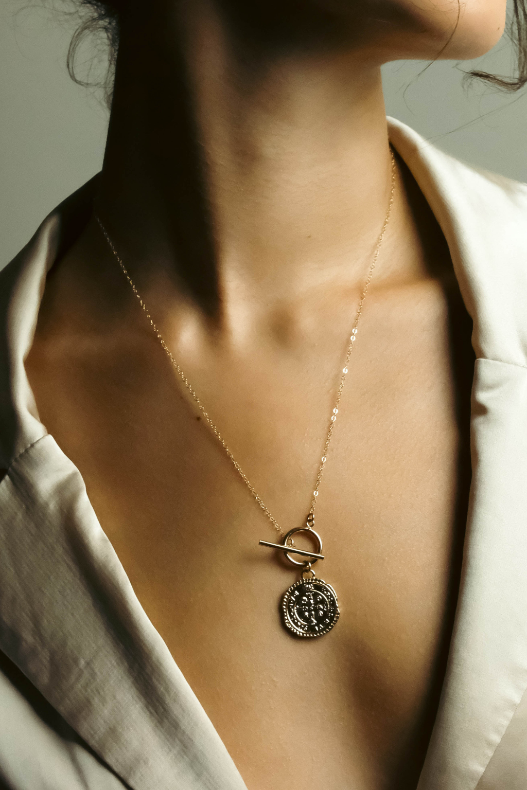Coin Toggle Necklace
