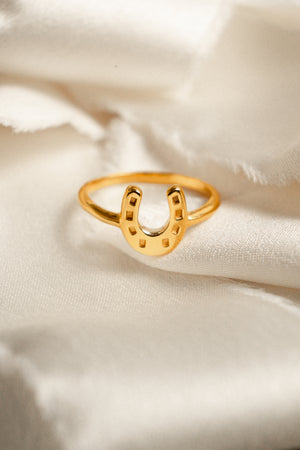 Lucky Horseshoe Ring