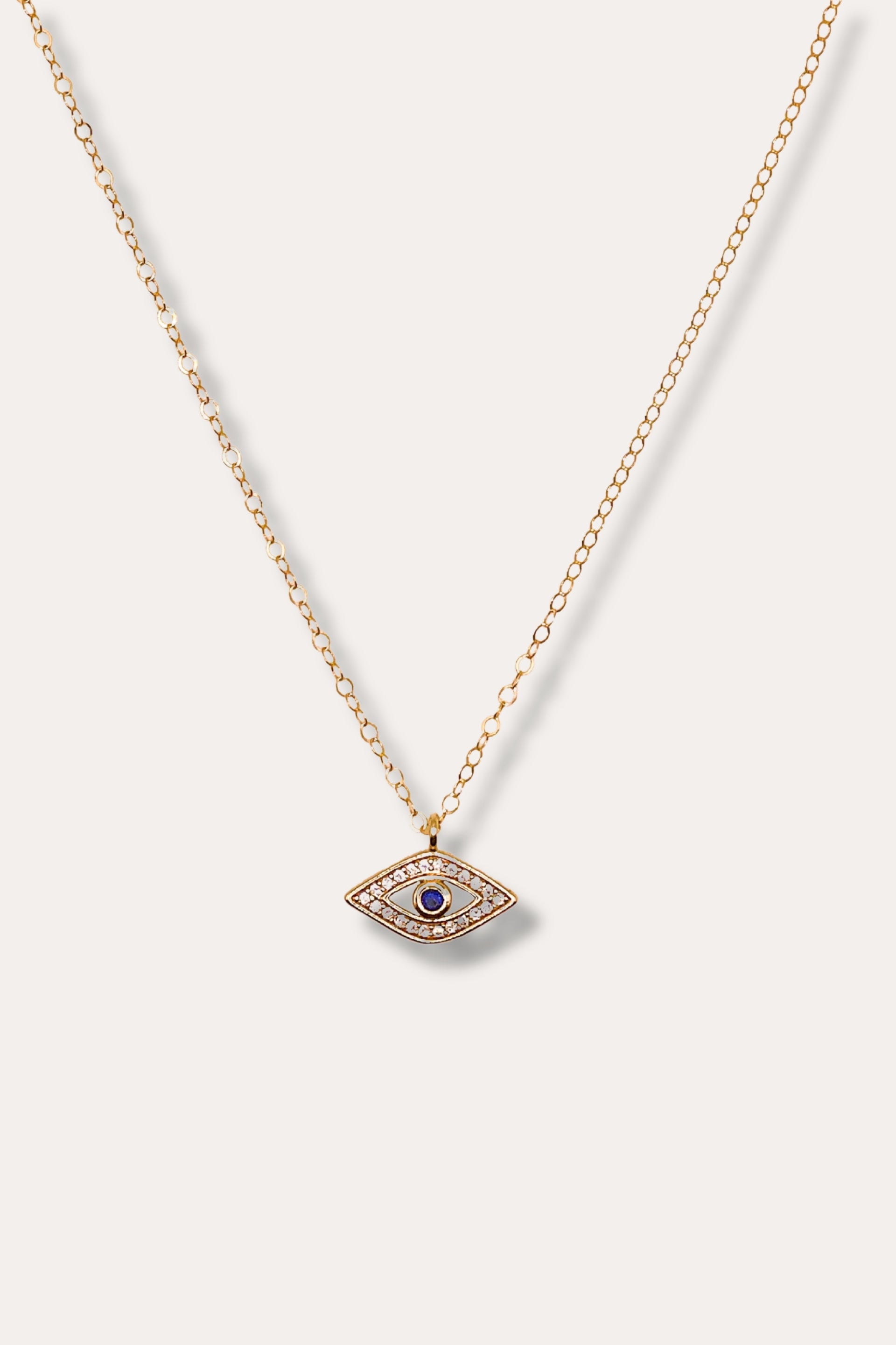 14K Gold-Filled Evil Eye Necklace