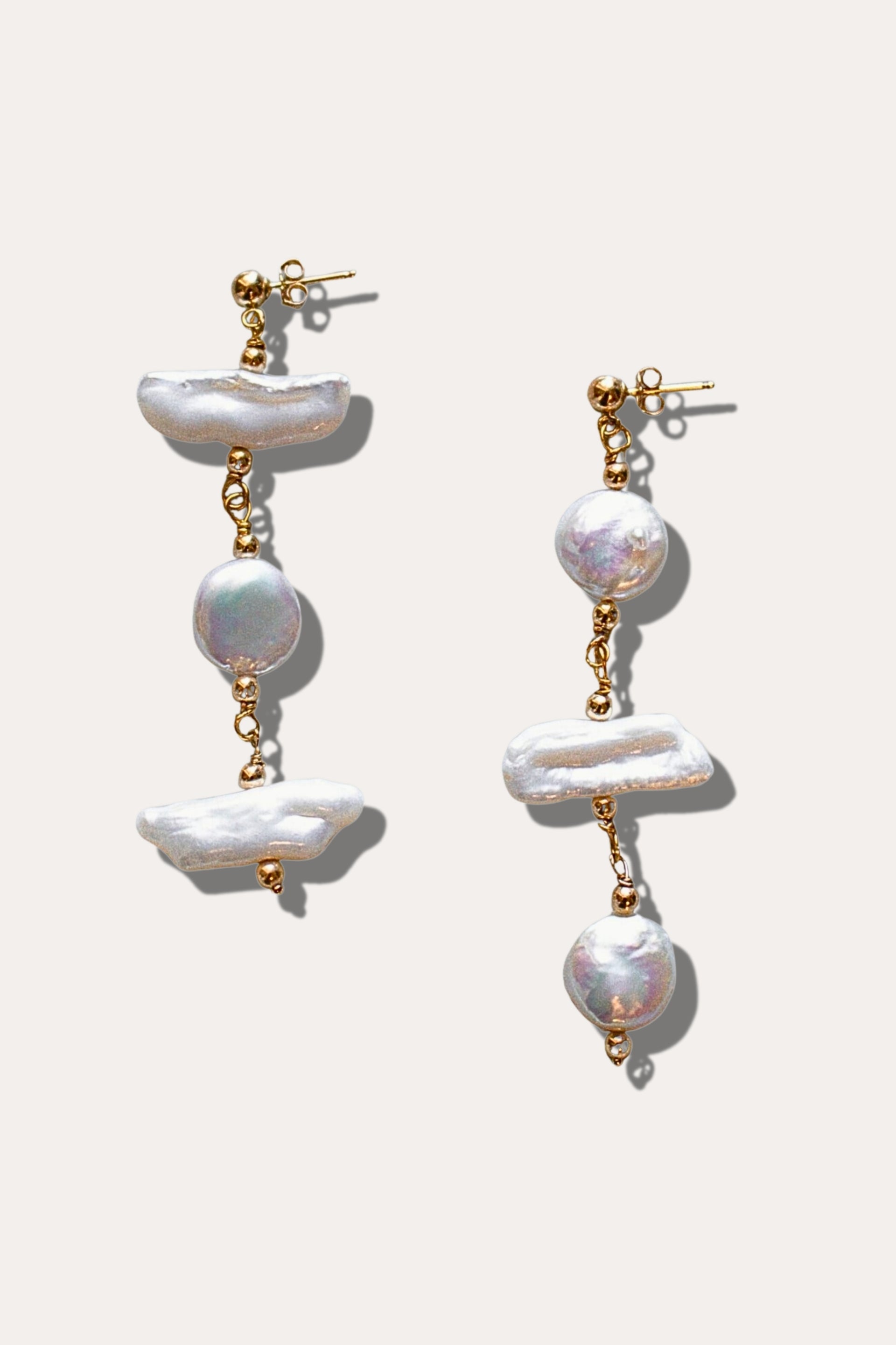 Mismatched Baroque Earrings