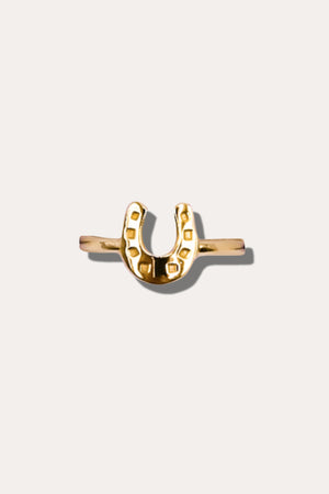 Lucky Horseshoe Ring
